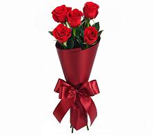 Букет 5 Красных роз Эдлесс Лав в Нововеличковской