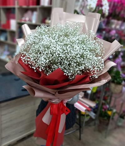 Букет цветов из: Гипсофила в Нововеличковской