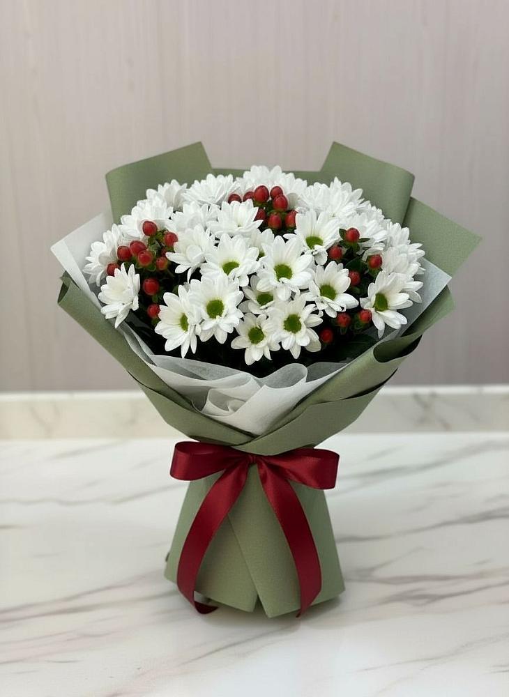 Букет цветов из: Хризантемы в Нововеличковской