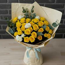 Букет цветов из:  Розы в Нововеличковской