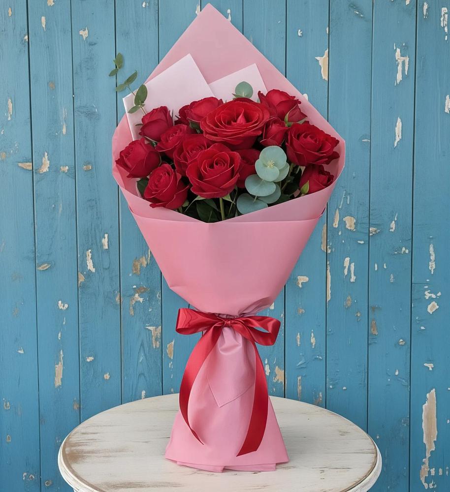 Букет цветов из: Розы в Нововеличковской