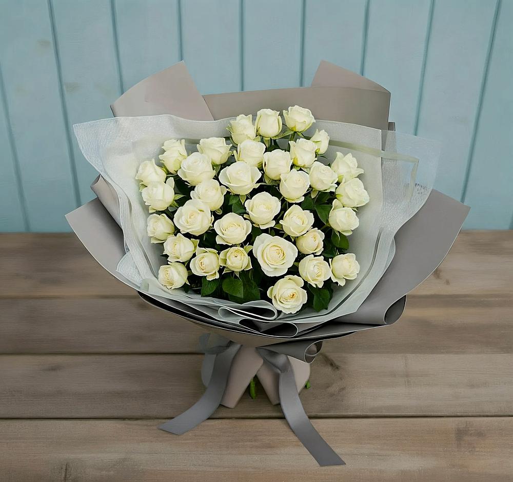 Букет Белоснежная нежность в Нововеличковской