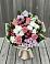 Букет цветов из: Альстромерии, Гвоздики, Розы и Хризантемы в Нововеличковской