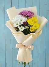 Букет цветов из:  Хризантемы в Нововеличковской