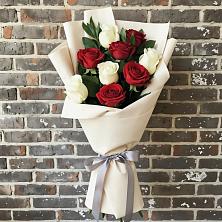 Букет цветов из:  Розы в Нововеличковской
