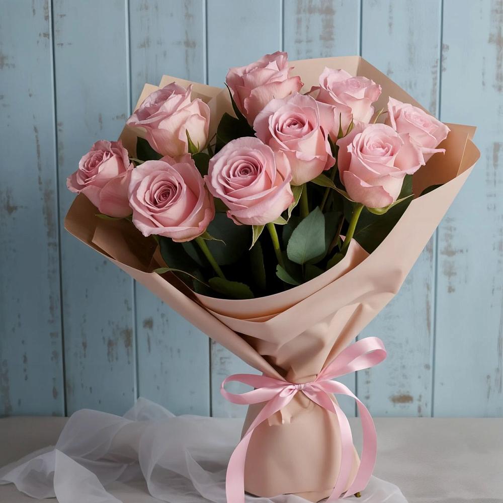 Букет цветов из: Розы в Нововеличковской