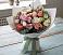 Букет цветов из: Розы, Лизиантусы и Гвоздики в Нововеличковской