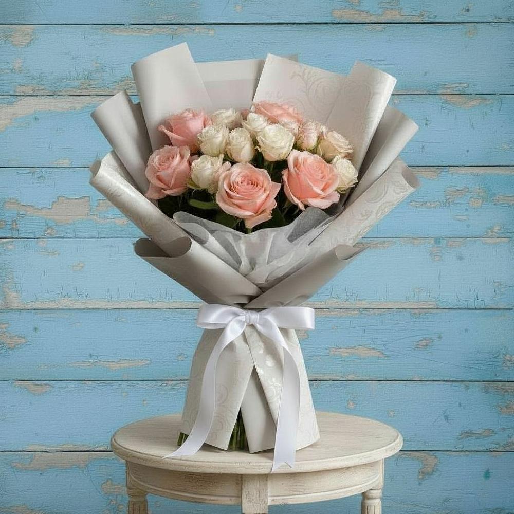 Букет цветов из: Розы в Нововеличковской