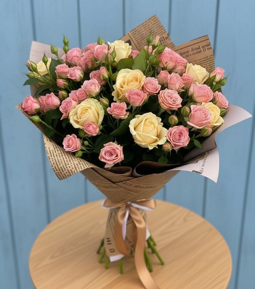 Букет цветов из: Розы в Нововеличковской