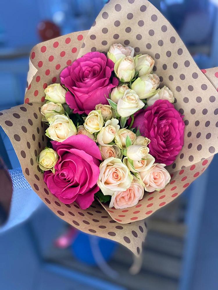 Букет цветов из: Розы в Нововеличковской