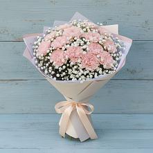 Букет цветов из:  Гвоздики в Нововеличковской
