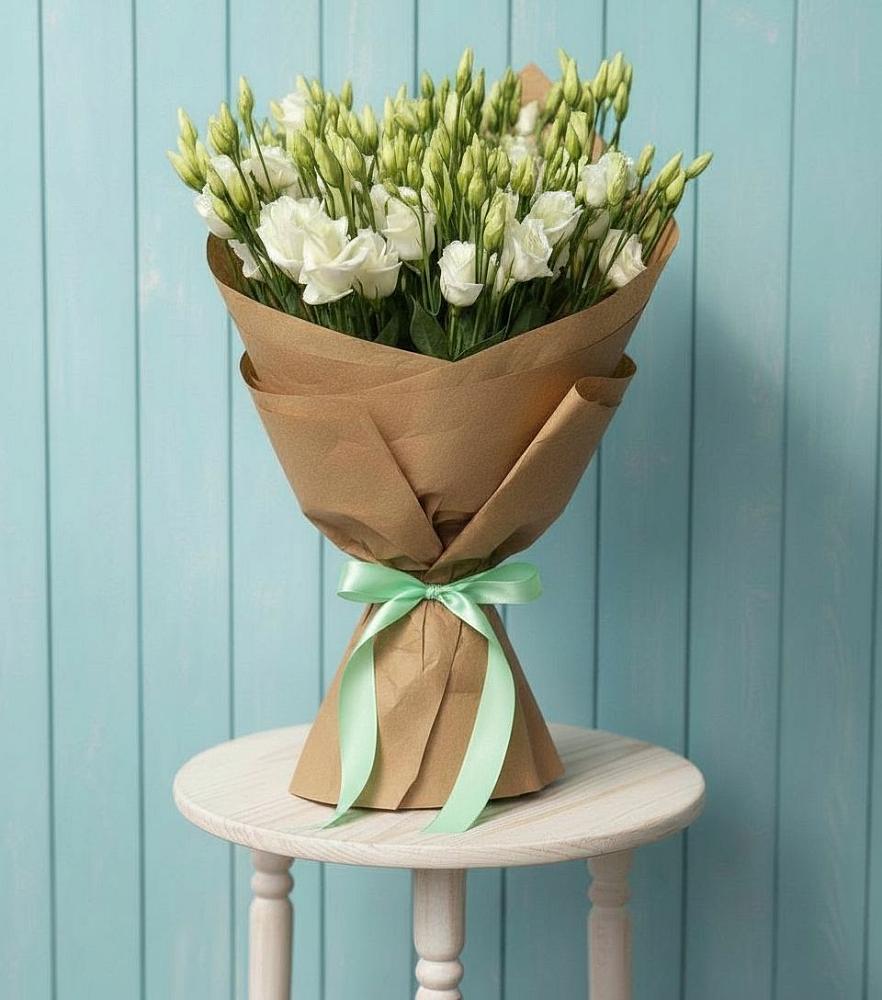 Букет цветов из: Лизиантусы в Нововеличковской