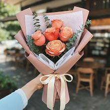 Букет цветов из:  Розы в Нововеличковской