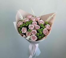 Букет цветов из:  Розы и Хризантемы в Нововеличковской