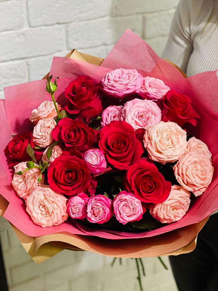 Букет цветов из: Розы в Нововеличковской