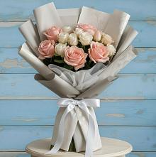 Букет цветов из:  Розы #REPLACE_PRED# Нововеличковской