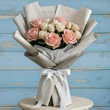 Букет цветов из:  Розы в Нововеличковской