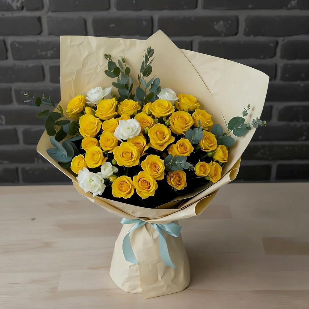 Букет цветов из: Розы в Нововеличковской