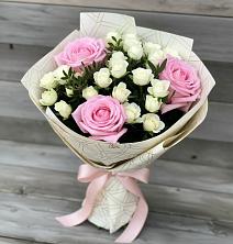 Букет цветов из:  Розы в Нововеличковской