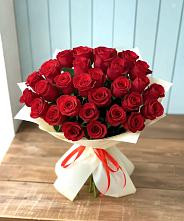 Букет 29 Красных роз в Нововеличковской