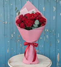 Букет цветов из:  Розы в Нововеличковской