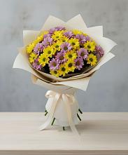 Букет цветов из:  Хризантемы в Нововеличковской