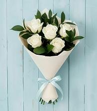 Букет цветов из:  Розы в Нововеличковской