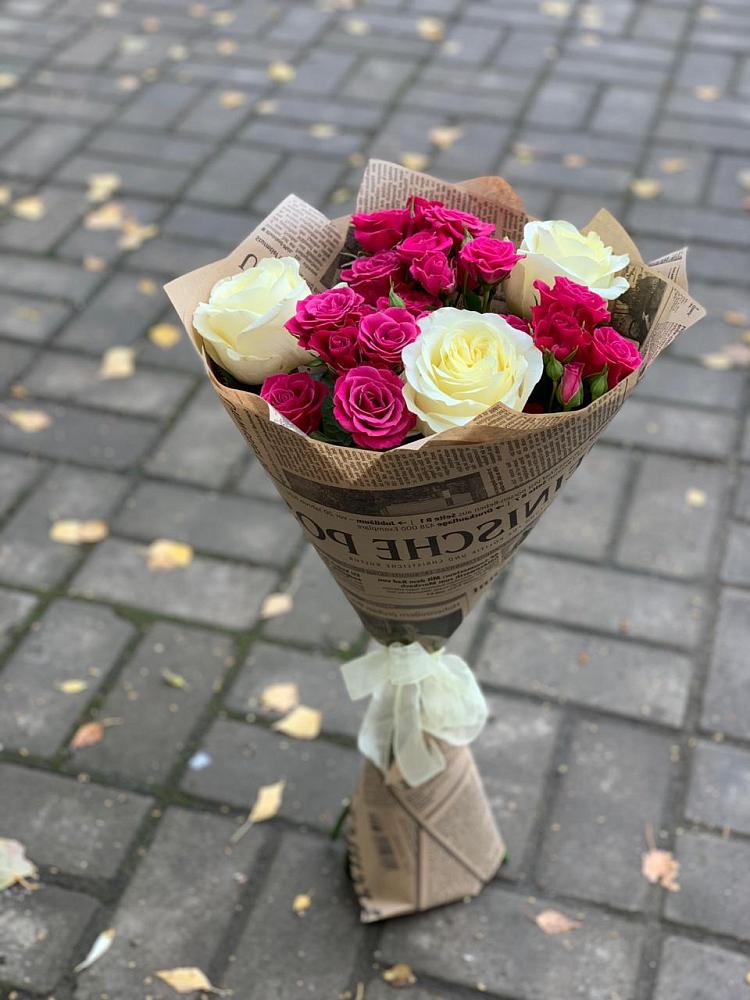 Букет цветов из: Розы в Нововеличковской