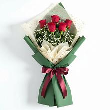 Букет цветов из:  Розы в Нововеличковской
