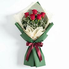 Букет цветов из:  Розы в Нововеличковской
